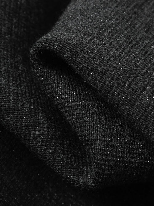Load image 1 in gallery view. Dark gray casual straight pants with drawstring