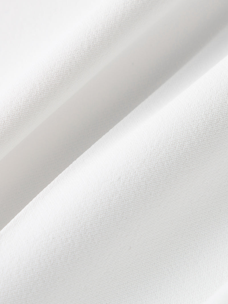 Women's White Straight Fit Slit Design Trousers