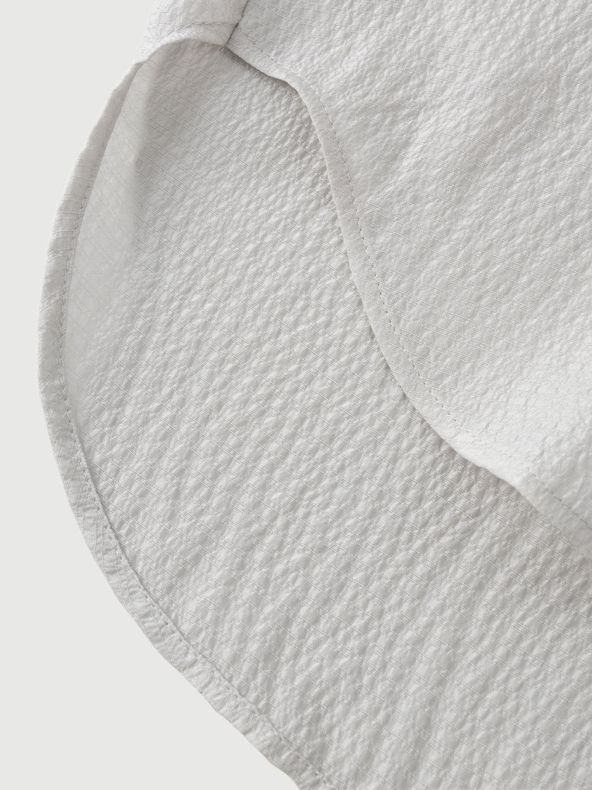 Embossed Pure Silk Shirt