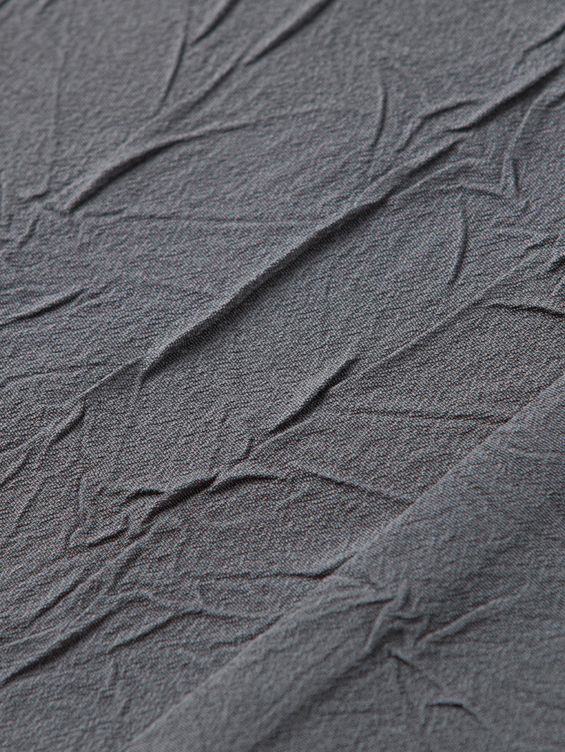 Women's Gray Elegant Straight Fit Mid Length Skirt