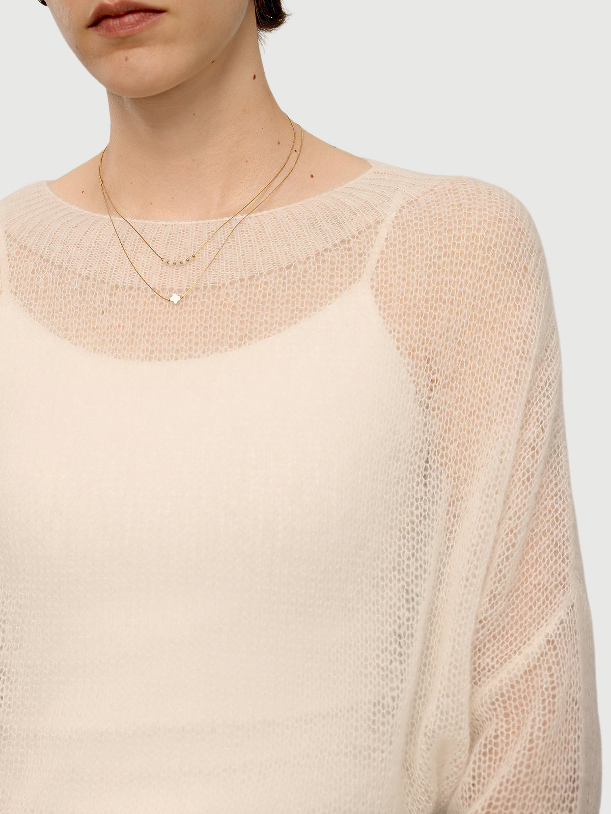 Cashmere-Silk Relaxed Pullover Sweater