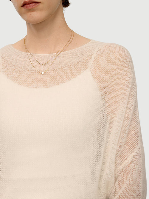 Charger l'image 1 dans la galerie. Cashmere-Silk Relaxed Pullover Sweater