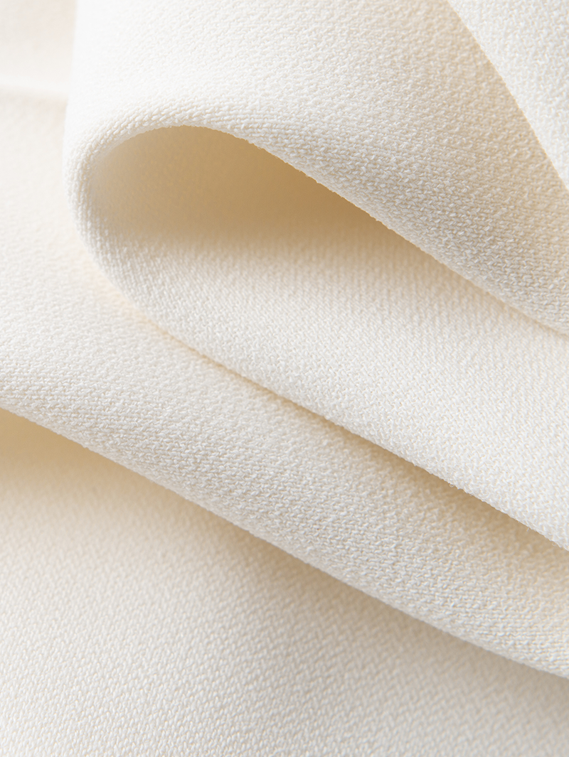 Women's Original White Straight Fit Smooth  Trousers