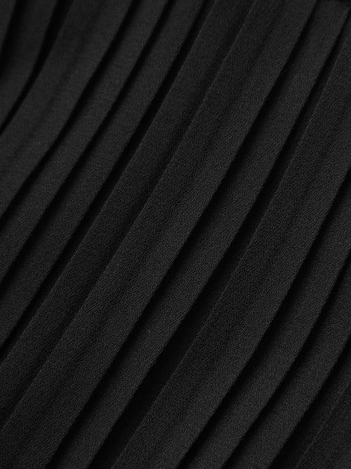 Load image 1 in gallery view. Black belted dress