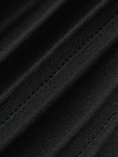 Charger l'image 1 dans la galerie. Jupe noire droite fendue