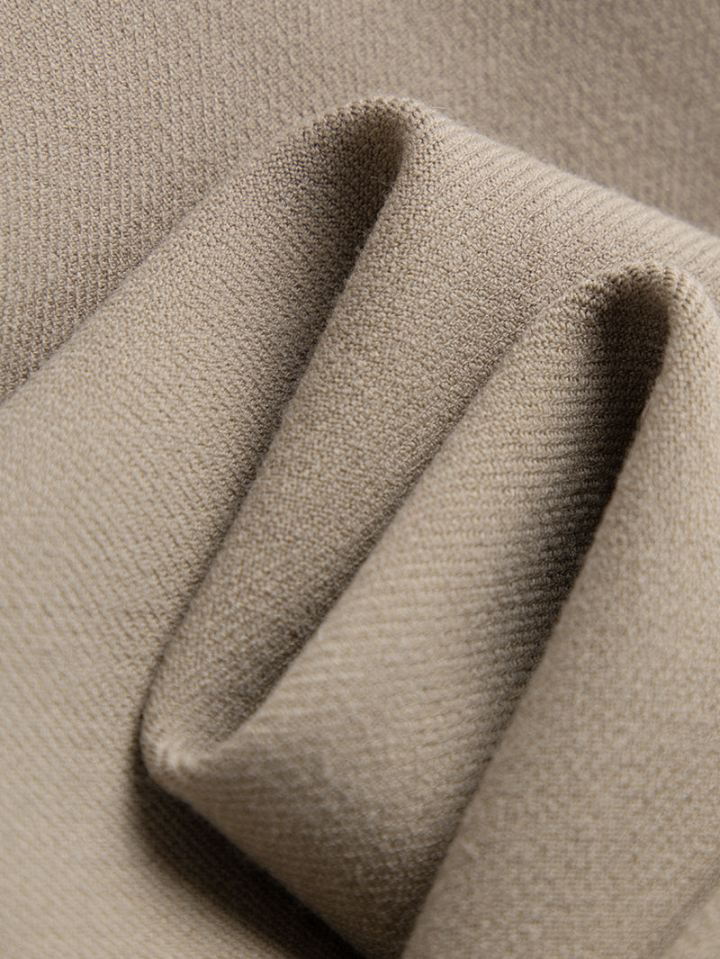 Women's Brown Straight Fit Slit Trousers