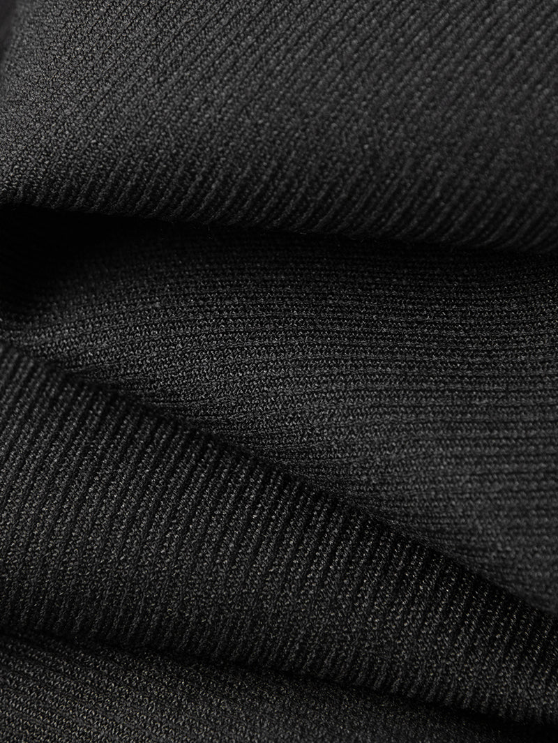 Women's Black Wide Leg Stable Fit Trousers