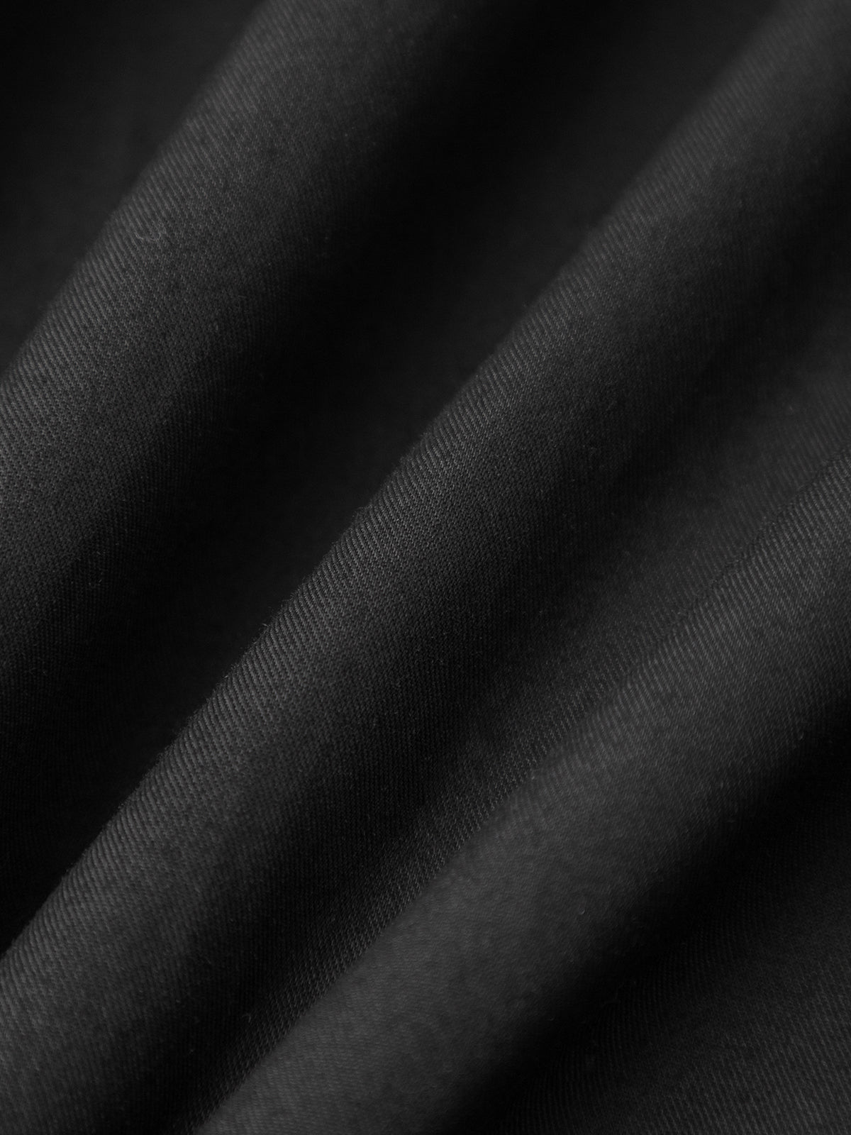 Black dress with classic collar