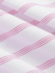 Women's Pink Stripe 100% Cotton Long Sleeve Shirt