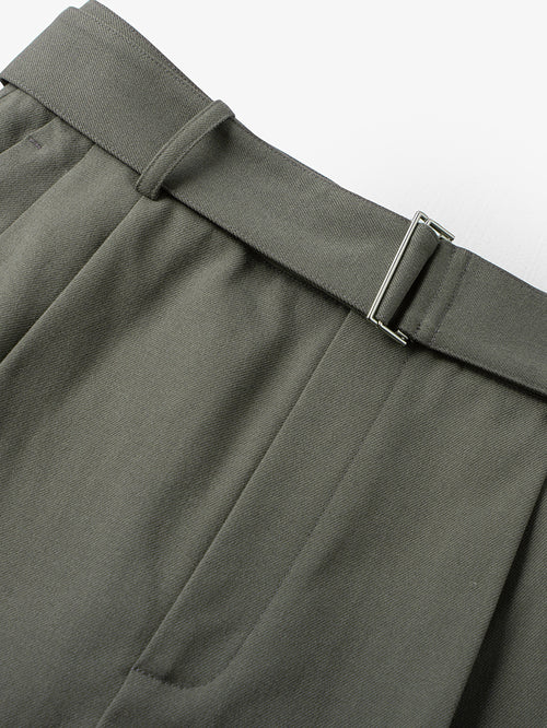 Load image 1 in gallery view. Women's Gray Wide Leg Belted Winter Trousers