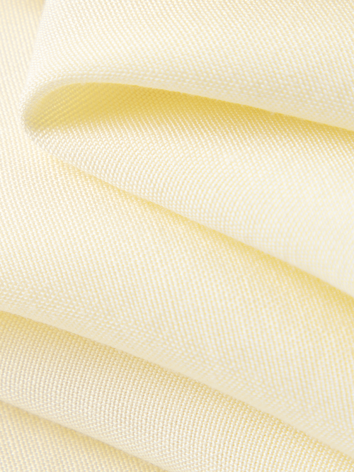 Charger l'image 1 dans la galerie. Women's Light Yellow Bow-knot Neck Long Sleeve Acetate Blouse