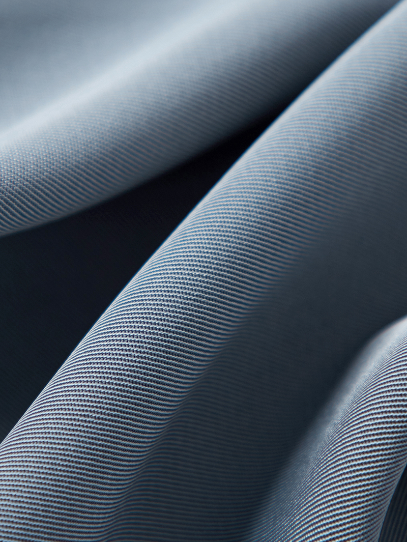 Women's Deep Blue Straight Fit Elastic Waist Trousers