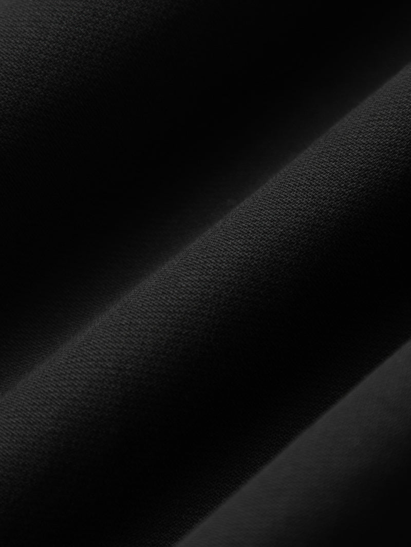 Women's Black One Button Cotton Short Skirt