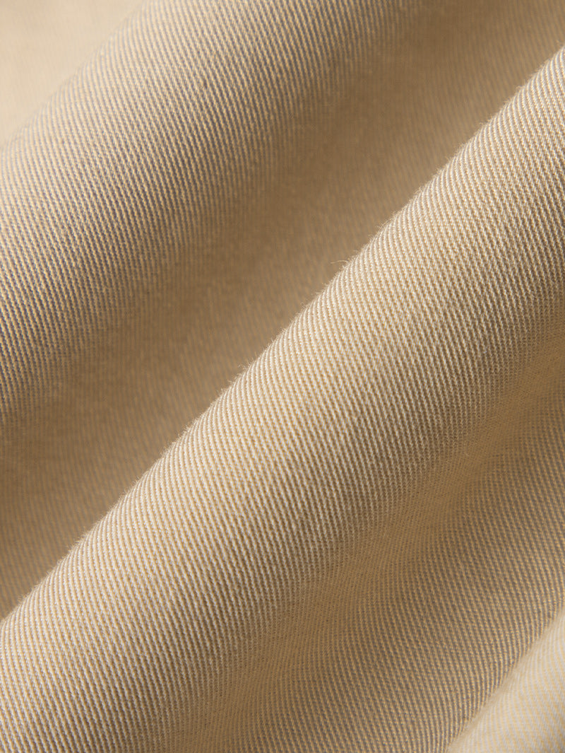 Trench-coat beige à manches courtes