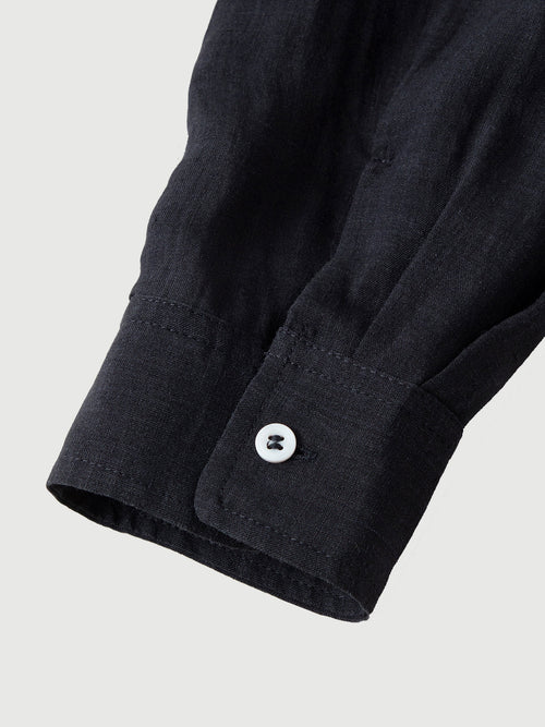 Carica immagine 1 in visualizzazione galleria. Relaxed-Fit Structured Shoulder Long-Sleeve Lapel Shirt