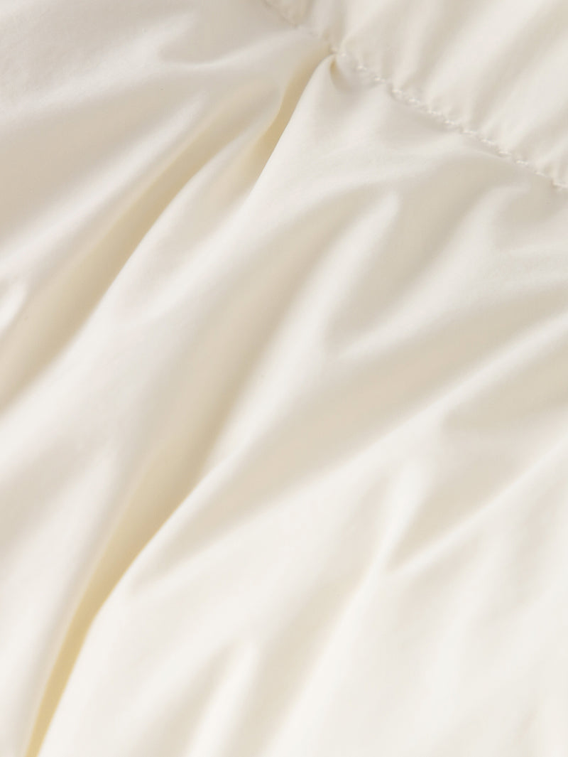 Women's White Collar Short Goose Down Jackets