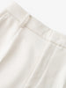 Women's White Small Leg Winter Trousers