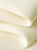 Women's White Acetate Straight Fit High Waist Warp Skirt
