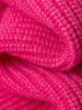 Women's Rose Red V Neck Sleeveless 100% Sheep Wool Knit Top