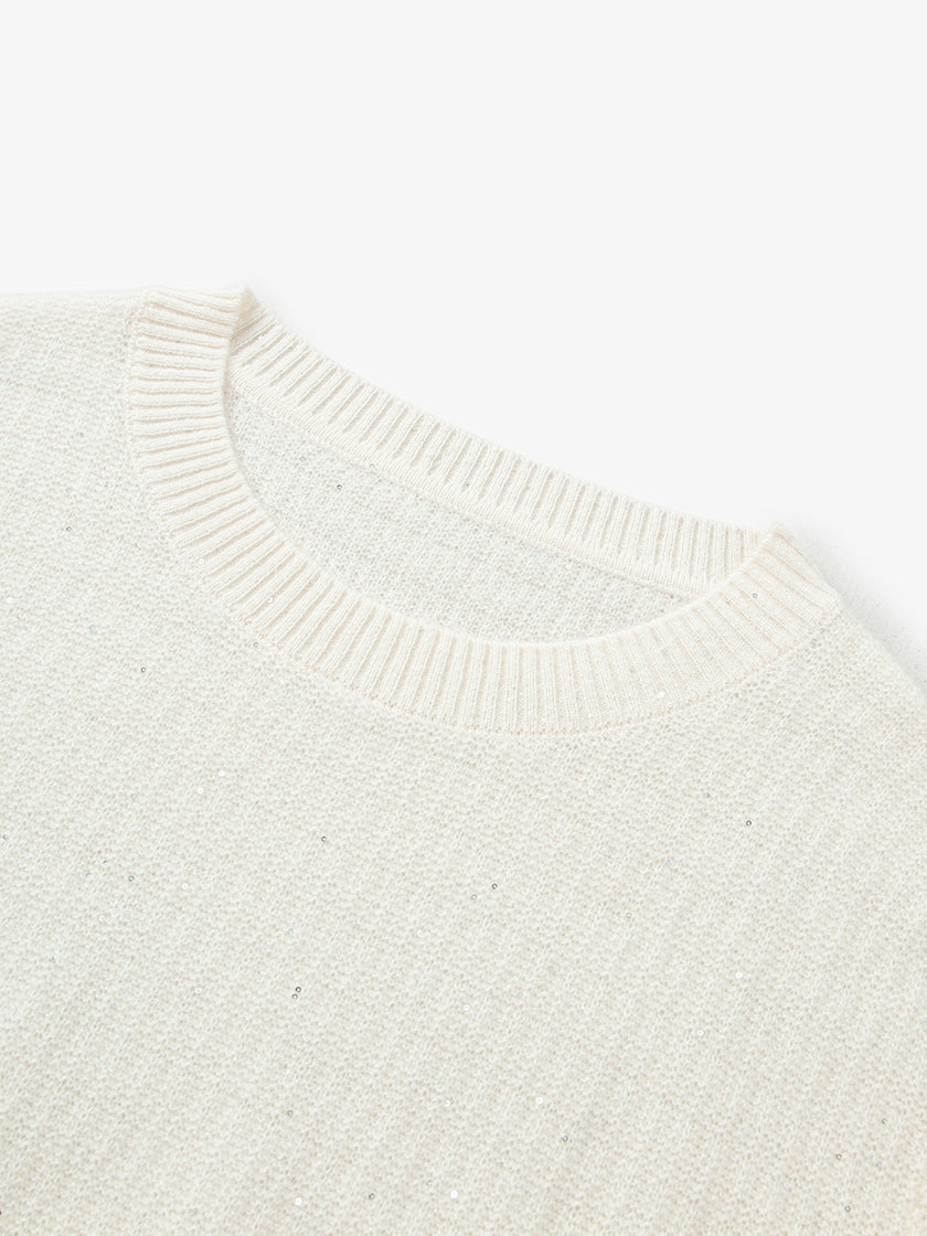 Round Neck Cashmere Sweater