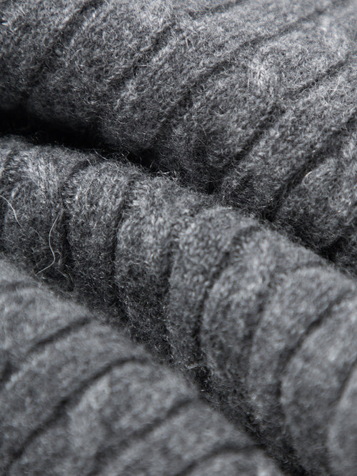 Load image 1 in gallery view. Ribbed Cashmere Cardigan
