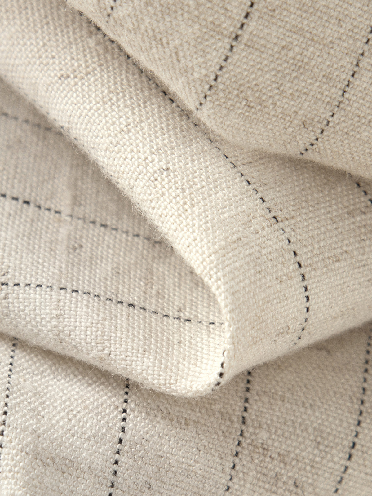 Linen Striped Peak Lapel Blazer