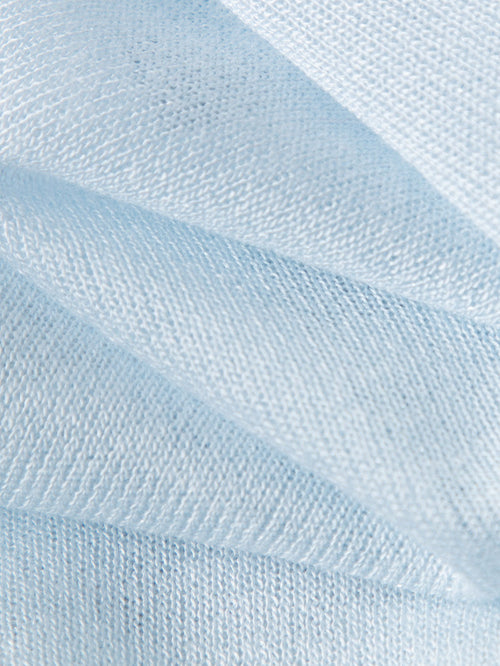 Load image 1 in gallery view. Transparent blue cardigan