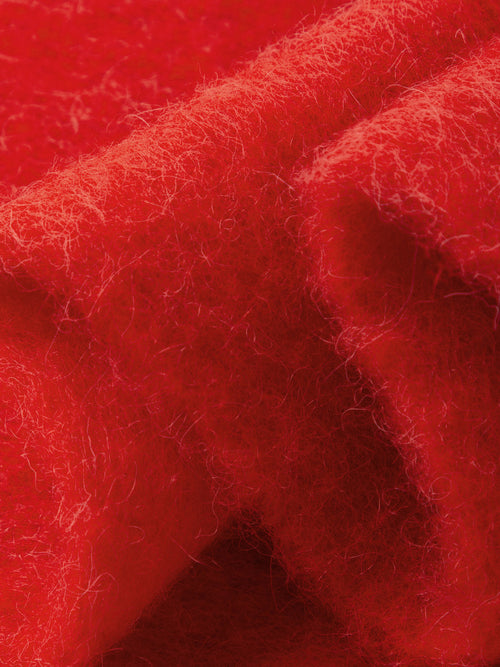 Carica immagine 1 in visualizzazione galleria. Women's Christmas Red Alpaca Wool Scarf