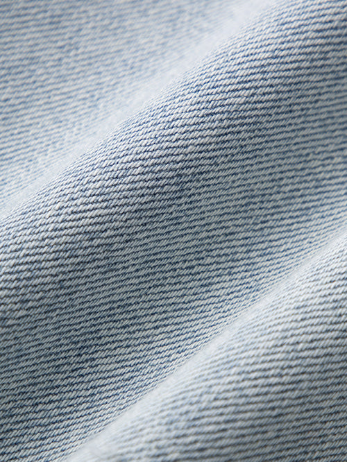 Load image 1 in gallery view. Women's Light Blue Contton Denim Skirt