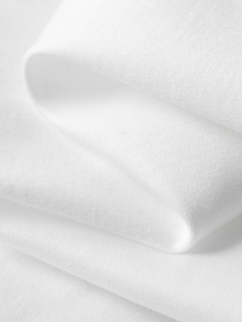 Women's White Embroidered Logo Long Sleeve T-Shirt