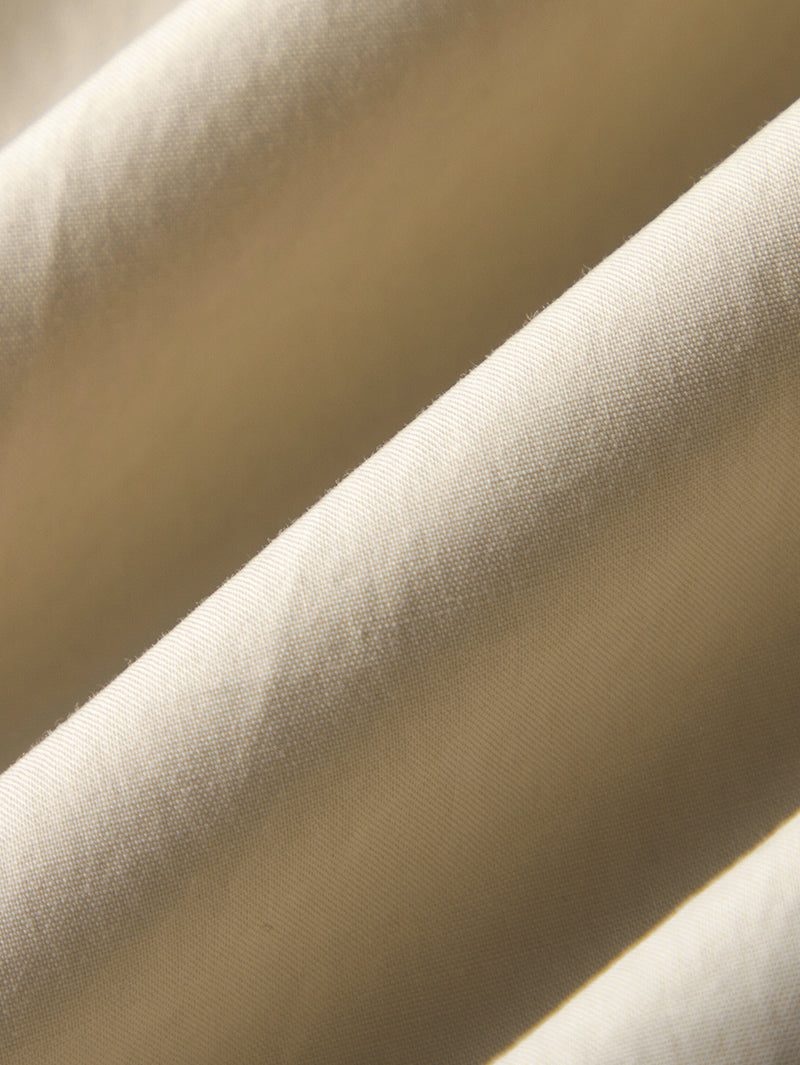 Women's Light Khaki High Waist Breathable Cotton Circular Skirt