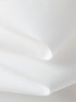 Women's White Classic Collar Long Sleeve 100% Cotton Round Hem Shirt
