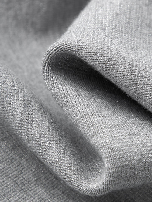 Charger l'image 1 dans la galerie. Haut en maille décontracté, gris clair