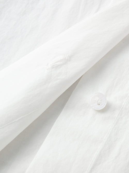 Charger l'image 1 dans la galerie. Chemise à manches longues avec col pointu - blanc