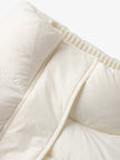 Women's White Collar Short Goose Down Jackets