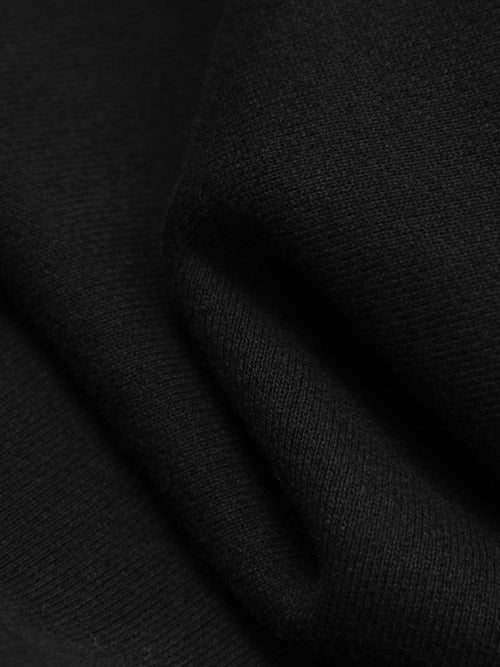 Charger l'image 1 dans la galerie. Veste courte noire à capuche zippée