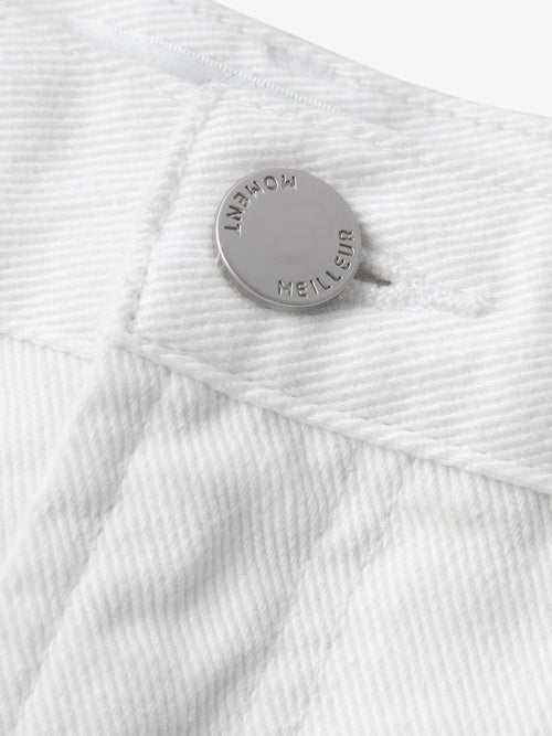 Load image 1 in gallery view. White wide pants