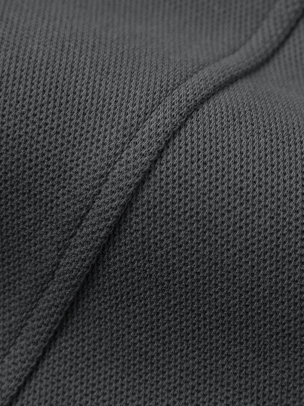 Straight gray pants in elastic knitted wool