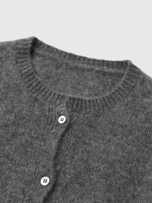 Load image 1 in gallery view. Silk-Cashmere Cardigan