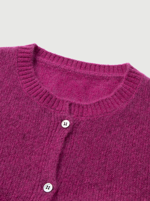 Load image 1 in gallery view. Silk-Cashmere Cardigan
