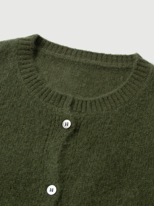 Load image 1 in gallery view. Silk-Cashmere Cardigan