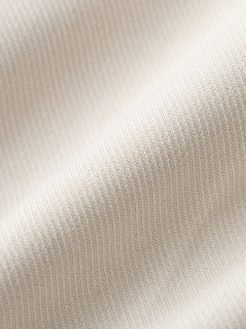 Load image 1 in gallery view. Light beige knitted winter pants