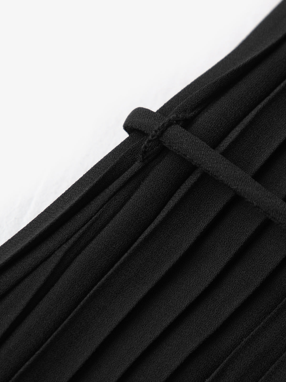 Black belted dress