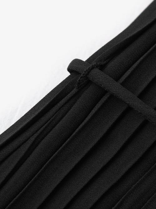 Load image 1 in gallery view. Black belted dress