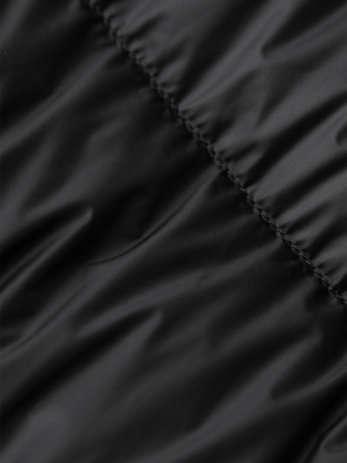 Carica immagine 1 in visualizzazione galleria. Veste sans manches noire à col montant en duvet