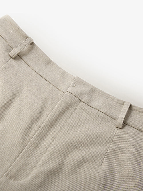 Load image 1 in gallery view. Women's Dark Gray Straight Fit Stable High Waist Trousers