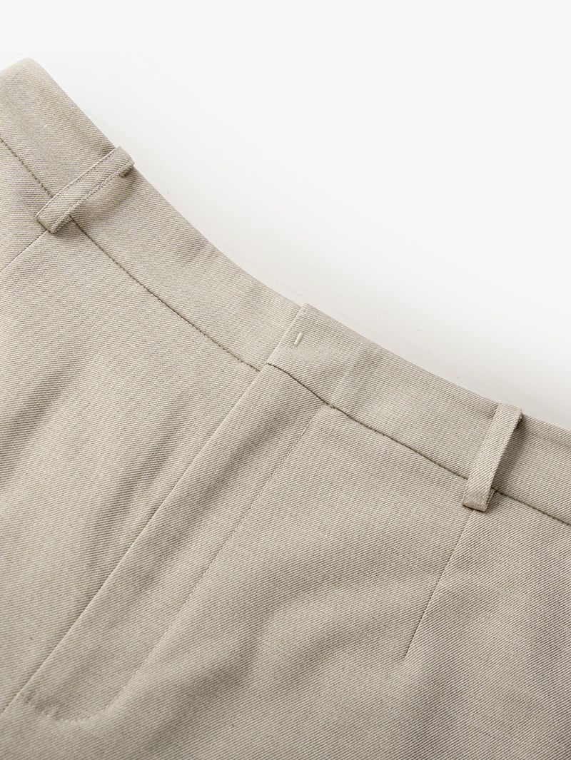 Women's Dark Gray Straight Fit Stable High Waist Trousers