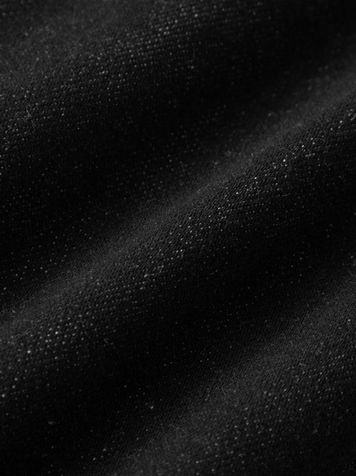 Charger l'image 1 dans la galerie. Blazer noir à revers pointe et manches longues