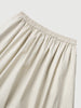 Beige cotton skirt