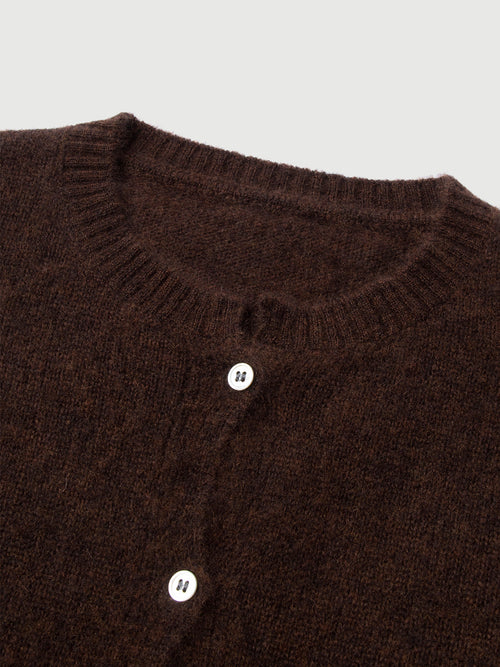 Load image 1 in gallery view. Silk-Cashmere Cardigan